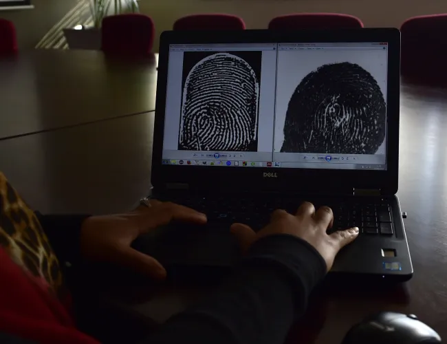 Person on laptop